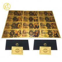 Viele Designs, japanische Cartoon-Saint-Seiya-Serie, Aktion, Goldbarren, vergoldete Münzen, Anime-Karten, klassische Sammlung, Geschenk