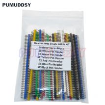 30 szt. 40-pinowy łamliwy nagłówek pinowy 2,54 mm jednorzędowy zestaw złączy męskich PCB listwa