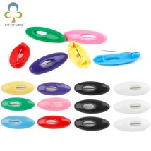 12Pcs Kunststoff Sicherheit Brosche Pins Für Frauen Muslimischen Hijab Pin Islamischen Schal Emaille Pin Zubehör Kopftuch Dekoration GYH