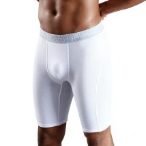 Long Boxer For Man Cotton Men's Panties Family Print Boxershorts Mens Open Front Underwear Sexy Male Underpants Shorts Brands