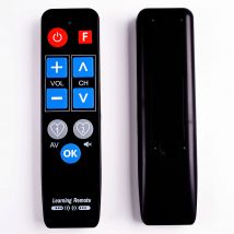 IR Impara il telecomando universale per TV-BOX DVD STB VCR HIFI TV Riscaldatore, controller di apprendimento a 9 pulsanti grandi