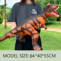 42-84cm Große Dinosaurier Modell Shark Kunststoff Waschbar Muppet Tyrannosaurus Rex Raptor Welt Park Modell für Jungen Geburtstag geschenk