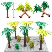 Tree shrub Set PUBG Building Blocks Piece Lot Military City Street Special Forces Figures Weapons Building Christmas gifts  Toys
