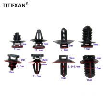 18PCS Auto Träger Rahmen Körper Kabelbaum Elektrische Schaltung Öl Wasser Rohr Stacheldraht Kabelbinder Feste Basis Kunststoff Verschluss Clip niet