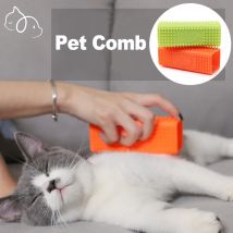 Kamm für Katzen Hund Pinsel Katze Pflege Haar Kämme Pet Produkte Harmlos Gummi Weichen Kamm für Chihuahua Mops Bulldog Pet liefert