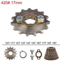 420 420H Kette 17mm 10 -19 Zähne Vorne Motor Kettenräder Für Taotao Kayo BSE Xmotos Apollo SSR 110 125cc Dirt Pit Bike ATV Quad