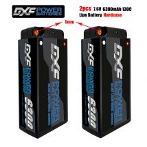 DXF Lipo Batterie 2S Shorty 7,6 V 6300mah 130C 260C 4mm 5mm Graphene Kugel Wettbewerb Kurze-Pack für