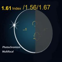 Photochrome Progressive Multifokallinsen 1,56 1,61 1,67 FÜGEN Myopie Lesen Anti-Blaulicht-Brille
