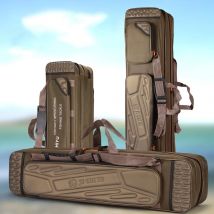 1,2 m Klapp Angelrute Tasche Träger Leinwand Fisch Pole Lagerung Schulter Taschen Fall Fisch Getriebe Tackle Pesca Iscas Werkzeuge x357G