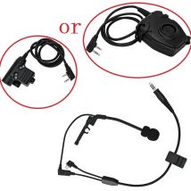 Taktisches Y-Kabel-Set mit U94- oder PCLTOR-PTT, geeignet für COMTA I II III XPI Headset, taktisches