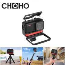 Insta360 Zubehör ONE R 4k Schutzrahmen Gehäuse Gehäuse Shell Protector ABS + lange Schraube + Basishalterung für Insta360 One R