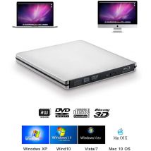 Lettore Blu-Ray USB 3.0 esterno Masterizzatore e scrittore Bluray Registratore DVD ottico BD-ROM 3D BD-RE Gioco Bluray per laptop/desktop