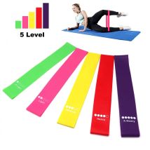 5-verschiedene Widerstandsbänder, Yoga-Band, Fitness, Übung, Training, Hüftspannungsband, Bein, Kniebeugen, Tanz, elastische Schlaufe, Stretchband