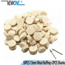 50 szt. 13 mm filc wełniany tarcza polerska tarcza polerska + 2 szt. trzpieni 3,2 mm do narzędzia obrotowego Proxxon Dremel