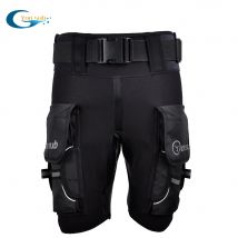 YONSUB Scuba Tauchen Shorts mit Tasche 3mm Neopren Tech Shorts Neoprenanzüge Speerfischen Surfen Shorts Kanu Kajak Shorts