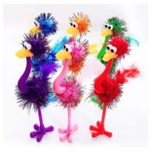 12 Pcs Sveglio Creativo di Struzzo Capelli Palla Penna A Sfera Del Fumetto Creativo Idee Kawaii Scuola di Forniture Per Ufficio Penna del Regalo del Commercio All'ingrosso