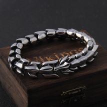 Viking Ouroboros vintage punk armband für männer edelstahl mode Schmuck hippop straße kultur