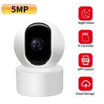 N_eye 5MP HD telecamera IP di sicurezza domestica Audio bidirezionale Mini telecamera Wireless visione notturna CCTV telecamera WiFi Baby Monitor IR Night Cam