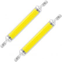 Super Bright LED R7S COB Glass Tube 78mm 118mm J78 J118 LED Light Bulb AC 110V AC 220V Home Replace Halogen Lamp