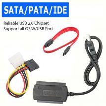USB 2.0 zu IDE SATA S-ATA 2.5 3.5 HD HDD Festplattenadapter Konverter