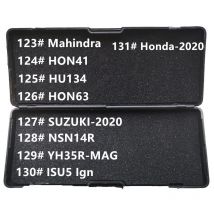 123-131 #   2020 Neues 2-in-1-Lishi-Werkzeug HU134 HON63 HON41 YH35R-MAG NSN14R ISU5 Ign für Mahindra Suzuki 2020 Suzuki-2020 Honda-2020