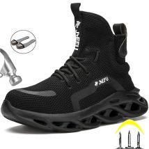 Männlichen Arbeit Sicherheit Stiefel Unzerstörbar Arbeit Schuhe Männer Anti-punktion Sicherheit Stiefel Winter Schuhe Männer Arbeiten Turnschuhe Stahl Kappe schuhe