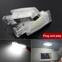 Canbus LED Innen Sonnenblende Eitelkeit Spiegel Licht Leselampen Für VW Golf 4 5 6 7 Plus Passat B5 B6 B7 CC Jetta Polo Käfer EOS