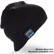 Drahtlose Bluetooth-kompatibel Beanie Stricken Winter Hut Headset Hände-freies Mp3 Lautsprecher Mic Magie Musik Smart Kappe für boy & Girl & Erwachsene