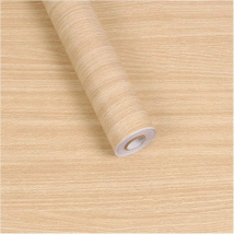 Abnehmbare strukturierte, selbstklebende Tapete mit Holzmaserungimitat für Möbel, Regale, Schubladen, Liner, dekoratives Vinyl
