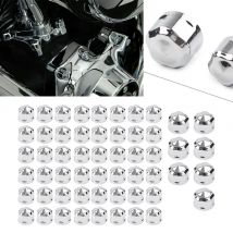56 Teile/satz Motorrad Motor Schrauben Kappe Set Für Harley Davidson Road King Electra Glide 1999-2016 FLHX FLHTK Chrom