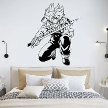 Legend of Wall Decals Japanischer Anime Trunks Wandtattoo Vinyl Aufkleber Abnehmbare Jungen Schlafzimmer Dekor X801