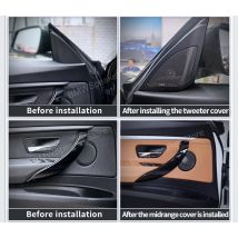 Auto Hochtöner Abdeckungen Für Bmw F34 3GT 3 Serie Lautsprecher Audio Trompete Kopf tTeble Lautsprecher ABS Original Modell Fit Hohe qualität Horn