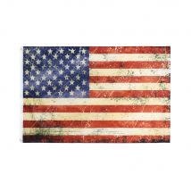 John 90 x 150 cm großer Tee im Vintage-Stil, alte antike amerikanische US-Flagge
