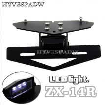 Tail Tidy Fender Eliminator for KAWASAKI ZX-14R ZZR1400 2006-2020 Motorcycle Parts License Plate Holder LED NINJA ZX14R ZZR 1400