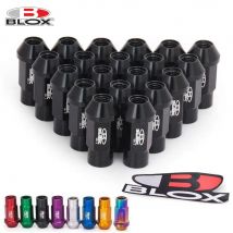 Blox Racing geschmiedete Radmuttern aus 7075-Aluminium, M12 x 1,25/M12 x 1,5, L: 50 mm, 20 Stück EP-BLOX750