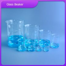 50/100/250/500/1000/3000ml Low Form Beaker Chemistry Laboratory Borosilicate Glass Transparent Beaker flask Thickened with spout