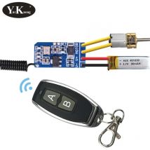 Mini-Motor-Fernbedienungsschalter, kleiner winziger Motor, RF-Funk-Controller, Vorwärts-Rückwärts-Stopp, RX TX 433-Magnetspulen-Fernbedienung