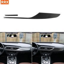 Für Audi A6 S6 C7 A7 S7 4G8 2011-2018 Zubehör Carbon Fiber Interior Center Konsole Auto Dashboard trim Streifen Abdeckung Aufkleber