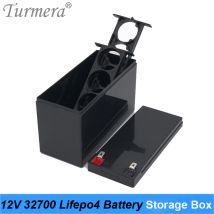 Lifepo4-Batterie 32650 32700 Aufbewahrungsbox mit 1x4-Halterung für unterbrechungsfreie Stromversorgung mit 12 V und 7 Ah und E-Bike-Batterie. Verwenden Sie eine Turmera