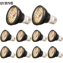 40W Phyto Lamp IR UV Full Spectrum E27 LED Grow lampadine per piante da interno idroponica
