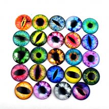 20 stücke 6/8/10/12/14/15/16/18mm Glas Puppen Augen DIY Handwerk Augäpfel Spielzeug für Kinder Dinosaurier Tier Augen Zeit Edelstein Zubehör