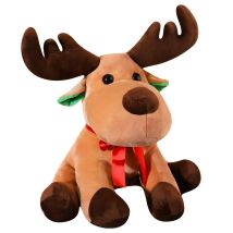 Heiße Neue 1pc 25cm-45cm Nette Weihnachten Elch Plüsch Spielzeug Gefüllte Weiche Deer Geschenk Puppe für kinder Kinder Weihnachten Home Dekoration Ornamente