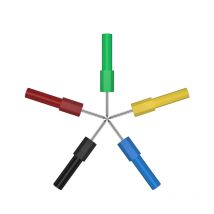 JZDZ 10pcs 2mm banana pin plug  transfer 4mm banana socket female banana electrical Connector J.20013