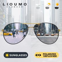 Mode-Design Luftfahrt Sonnenbrille Polarisierte Männer Frauen Chameleon Sonnenbrille Anti-Glare UV400 Sicherheit Fahren Goggle gafas de sol