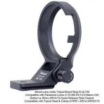 Objektiv Kragen Stativ Montieren Ring Unterstützung für Panasonic Lumix S 70-300 f/4,5-5,6 Makro