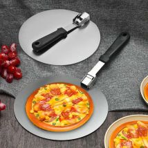 Faltbare Pizza Schälen Edelstahl Pizza Schaufel Kuchen Tablett Kuchen Dessert Backen Zubehör Schaufel Für Brot Pizza Werkzeug