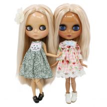 ICY DBS Blyth puppe bjd neo blonde golden champagne haar gerade haar tan haut glänzend gesicht