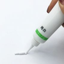 18g Pure White Paint Furniture Paint Wooden Furniture Repair Cream Wooden Door Floor Renovation Scratch Crack Repair Agent
