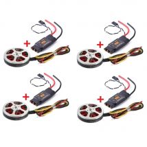 4Pcs Brushess 30A ESC OPTO 2-6S und 4Pcs 5010 360KV/750kv Hohe Drehmoment Bürstenlosen motoren für