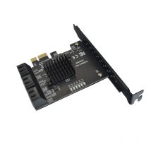 Tarjeta de expansión PCIE a SATA, 6 puertos, SATA 3, PCI Express, PCI-E/PCIE, multiplicador de controlador SATA para SSD Synology ASM1166 Chips